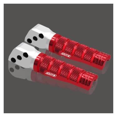 Imagem de Anti-derrapante Apoio para os pés traseiro footpeg para z900 z900rs z650 2017-22 23 2024 pedais de pé do passageiro z900 z900rs z650(Red 650)