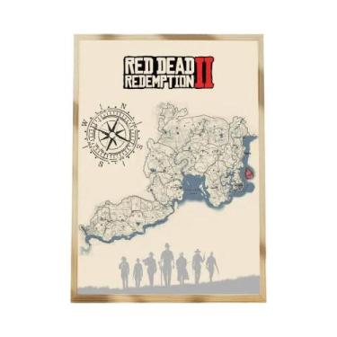 Imagem de Pôster Adesivo De Alta Qualidade À Prova d'Água Do Jogo Red Dead Redem