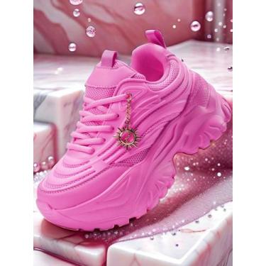 Imagem de Sandálias De Plataforma Brancas Puras Para Mulheres, Calçados De Corri