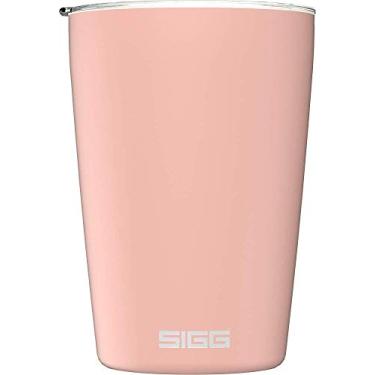 Imagem de SIGG Neso Cup Xícara de café reutilizável com isolamento rosa (0,3 litros), sem poluentes e com parede dupla, copo de café para viagem feito de aço inoxidável 18/8