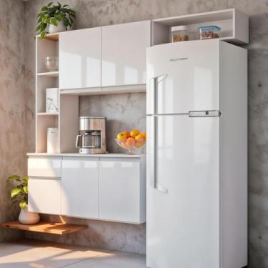 Imagem de Armário De Cozinha Completo Suspenso Com 5 Portas E 1 Gavetas Compacto