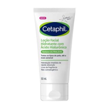 Imagem de Loção Hidratante Facial Cetaphil com Ácido Hialurônico Ultraleve 50ml