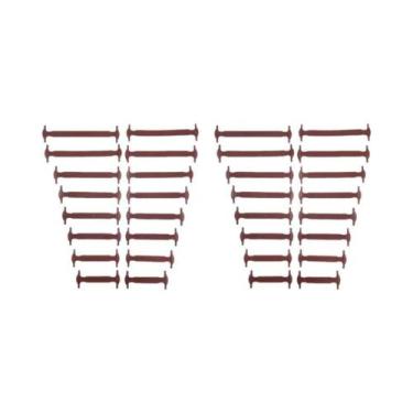 Imagem de Cadarços Elásticos De Silicone Para Crianças, 16 Peças, Sem Amarração,