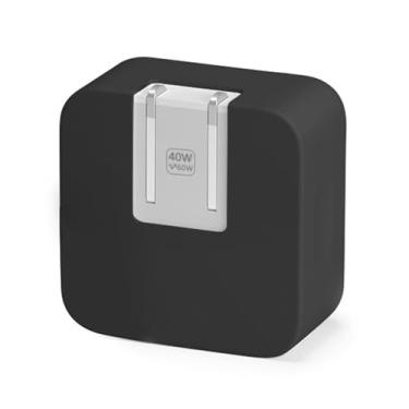 Imagem de Capa protetora de silicone macio dinâmico de 40 W (até 60 W) para MacBook Air 13 13.6 38.1 cm M4 M3 M2 M1 Chip versão 2025-2018, capa de adaptador de energia dinâmica de 40 W para iPhone 17/16 Pro/Max