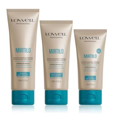 Imagem de Lowell Mirtilo Shampoo 240ml Condicionador e Leave-in 180ml