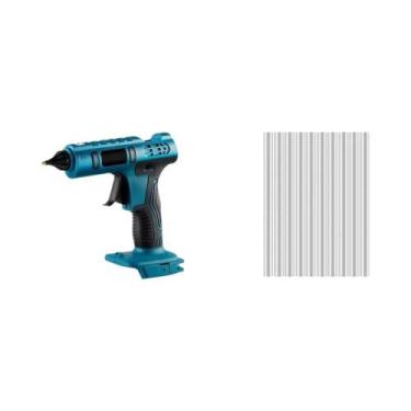 Imagem de Pistola De Cola Portátil Recarregável 100W 280 graus C Com 10 Bastões 