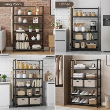 Imagem de Estante Multiuso 5 Prateleiras Sapateira Organizar Armazenar Diversos 