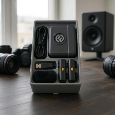 Imagem de Case Organizador Anti Impacto 3d Microfone Lark M2 Hollyland - Next 3d