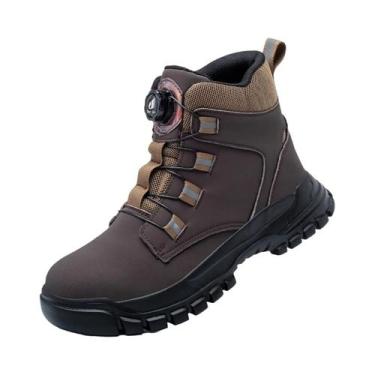 Imagem de Botas De Segurança Para Trabalho Masculinas Impermeáveis Com Biqueira 