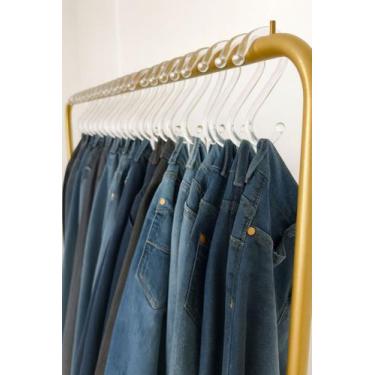 Imagem de Cabide Gancho Acrílico Em S Transparente Resistente 10 unidades - Marm