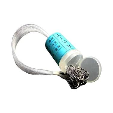 Imagem de 50 Peças De Anzóis De Pesca Marítima Maruseigo Com Linha Sublimada E B