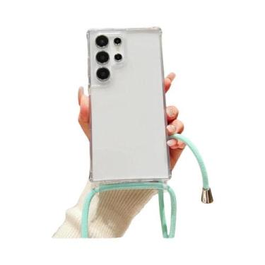 Imagem de Capa Transparente Com Cordão Para Samsung Galaxy S24 Ultra S23 S22 plu