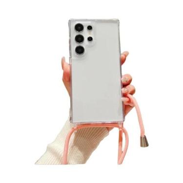 Imagem de Capa Transparente Com Cordão Para Samsung Galaxy S24 Ultra S23 S22 plu