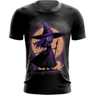 Imagem de Camiseta Dryfit Bruxa Halloween Púrpura Festa 9 - Kasubeck Store®, INF