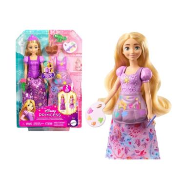 Imagem de Boneca Rapunzel Mudança de Vestido Disney Princesa - Mattel
