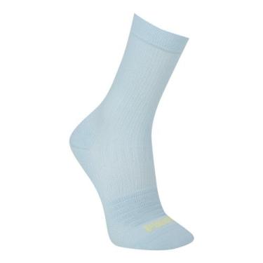 Imagem de Meia Puma Cano Longo Dry Anôtomica Feminina, Azul, Amarelo, 34/39