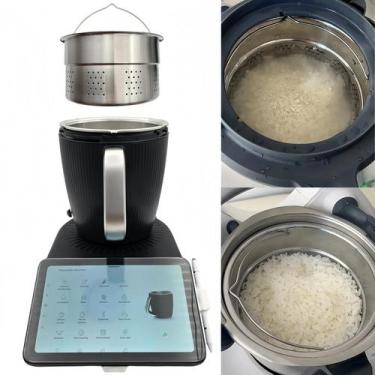 Imagem de Suporte De Aço Inoxidável Para Cozedura a Vapor Para Thermomix TM7 TM5