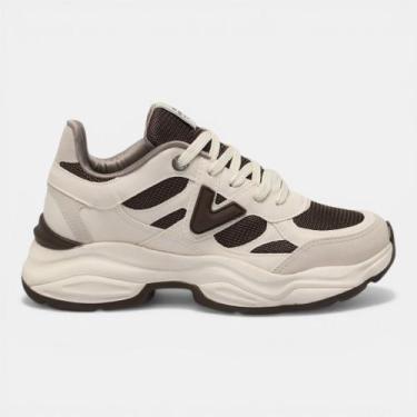 Imagem de Tênis Via Marte Casual Chunky Off White com Marrom, Bege, Marfim, Cinn
