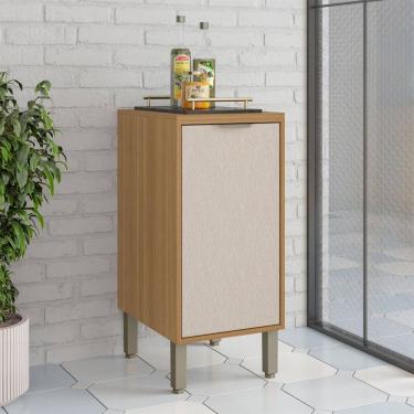 Imagem de Balcão de Cozinha 40 Cm Colors 1 Porta 100% Mdf Freijó/Nazca - Kits Paraná