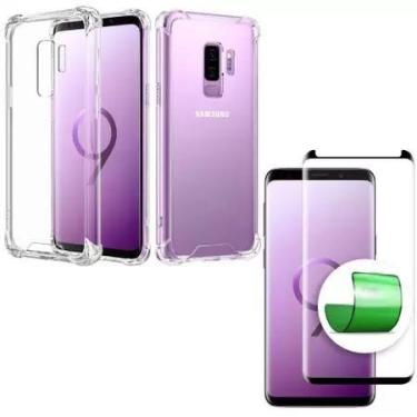 Imagem de Kit S9 Plus - Capa Capinha Transparente para Samsung Galaxy S9 Plus  +