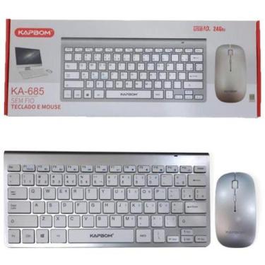 Imagem de Kit teclado e mouse sem fio kapbom ka-685