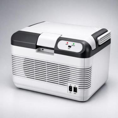Imagem de Mini Geladeira Portátil 12L 2 em 1 Resfria e Aquece 12V - Genérica