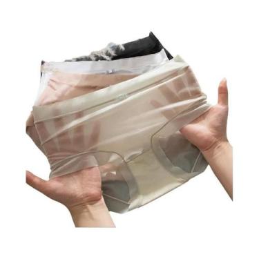 Imagem de Calcinhas Femininas Sexy De Seda Gelada De Secagem Rápida Sem Costura 
