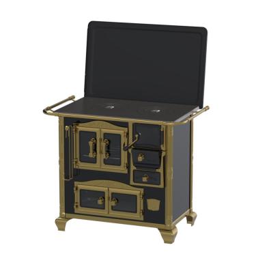 Imagem de Fogao a Lenha Venax n 1 Princess Preto Gold SE