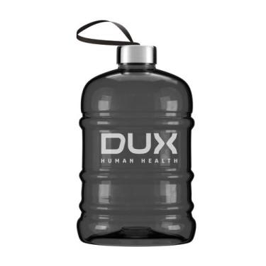 Imagem de DUX HUMAN HEALTH Mini Galão 1875 mL  Garrafa Fumê Livre de BPA, Tampa 