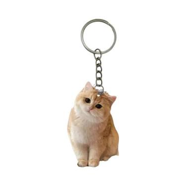 Imagem de Chaveiros De Gato Adoráveis Para Crianças, Gato Britânico Shorthair, P