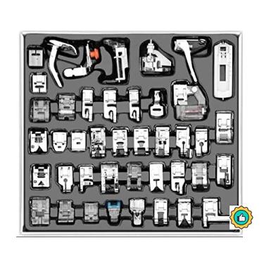 Imagem de Pé Calcador Sapata Kit 42 Peças Pezinho Maquina Costura