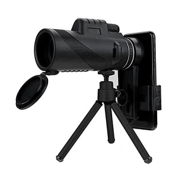 Imagem de Monóculo de telescópio HD 40X60 ，BAK4, Imagem nítida sem barras pretas para observação de pássaros, acampamento ao ar livre, observação da lua à prova d'água