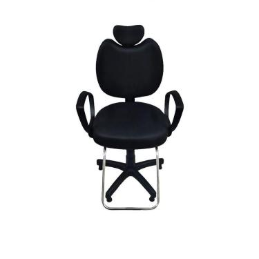 Imagem de Cadeira Poltrona Para Salão Cabeleireiro Salão Beleza Preto
