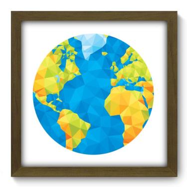 Imagem de Quadro Decorativo - Globo - 33cm x 33cm - 010