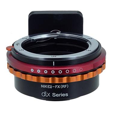 Imagem de Adaptador de montagem de lente Fotodiox DLX compatível com lentes Nikon F-Mount tipo G em câmeras Fujifilm série X