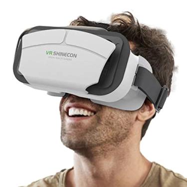 Imagem de realidavirtual,Headset VR ajustável para adultos assistindo filmes - Óculos/óculos VR confortáveis adequados para todos os smartphones com tela 4,5-7,0 polegadas Fovolat