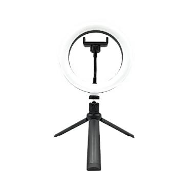 Imagem de Oex Ring Light RL-20, Iluminação de Mesa com 3 Tons de Luz, Aro de 20 cm e Suporte para Smartphone, 48.7939