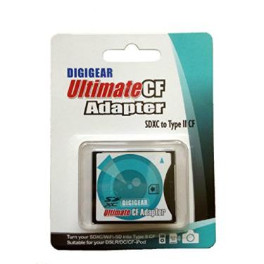 Imagem de Digigear SDXCF SD SDHC SDXC para CF Tipo II Extreme/Ultimate Adaptador de Flash Compacto, Observação Não para CF Tipo Um