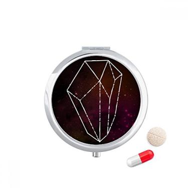 Imagem de Caixa de armazenamento de remédios Crystal Universe Star Sky Fantasy