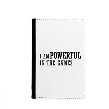 Imagem de Porta-passaporte I Am Powerful In The Games Notecase Burse capa carteira porta-cartões