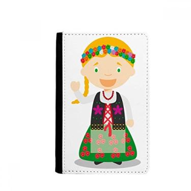 Imagem de Carteira carteira Smile Blond Poland com desenho de passaporte Notecase Burse