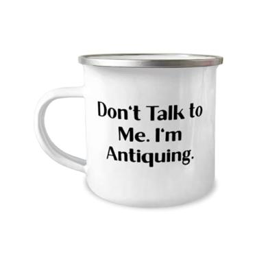 Imagem de Caneca de camper Perfect Antiquing, Don't Talk to Me. I'm Antiquing, 355 ml