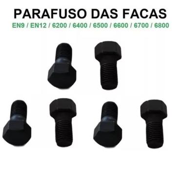 Imagem de Kit 200 Parafuso Faca Forrageira Grau 5 7/16X20 - Ensiladeira En9/12