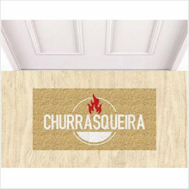 Imagem de Tapete Para Churrasqueira Capacho Vinil.