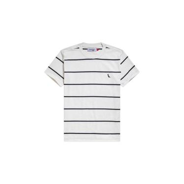 Imagem de Infantil - Camiseta Mc Mini Listra Larga Reserva Mini Off-white  menino