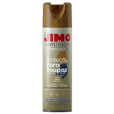 Imagem de Jimo Anti Traça Inseticida Proteção Para Roupas E Livros Sem Cheiro Aerossol 300Ml