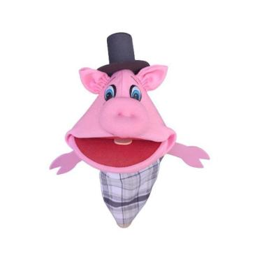 Imagem de Fantoche De Mão Porco Rosa