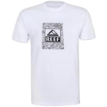 Imagem de Camiseta Reef Básica Estampada 04 SM24 Masculina Branco