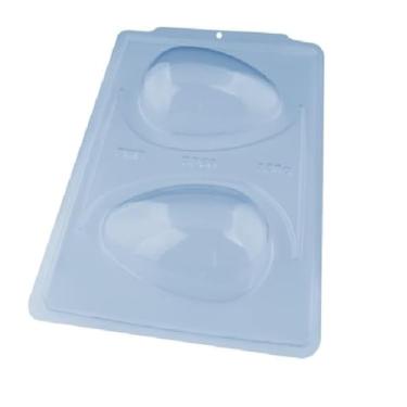 Imagem de Forma especial 3 partes c/silicone p/ovo de pascoa liso 350g bwb 3618 sp 50