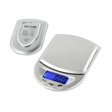 Imagem de Balança Digital Alta Precisao 0.1g Ate 500g A04 Visor LCD